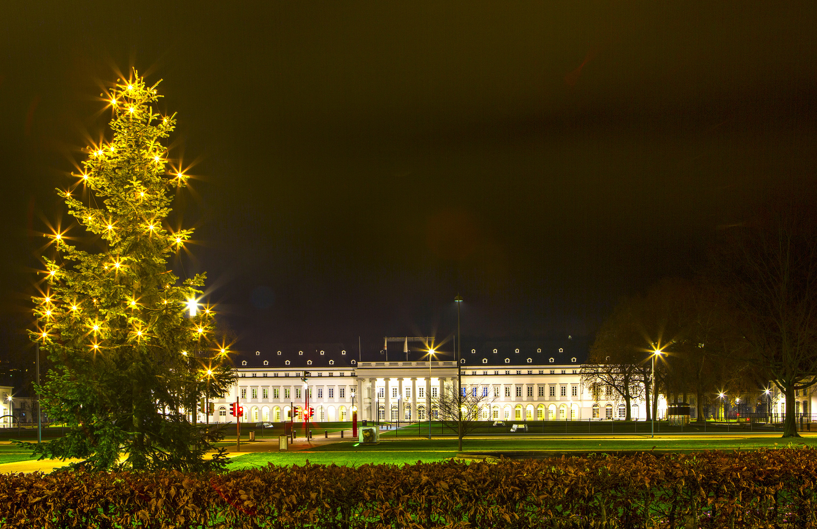 Schloss Koblenz in der Vorweihnachtszeit