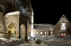 Schloss Kranzbach bei Minus 8 Grad...