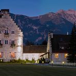 Schloss Kranzbach kurz vor der blauen Stunde