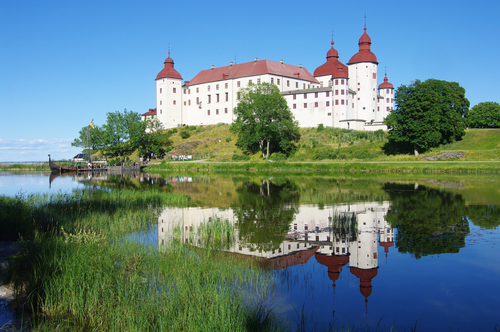 Schloss Läckö / Läckö slott  auf der Insel Kållandsö im Vänern