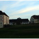 Schloß Langenstein in der Abenddämmerung