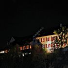 Schloss Laufen bei Nacht