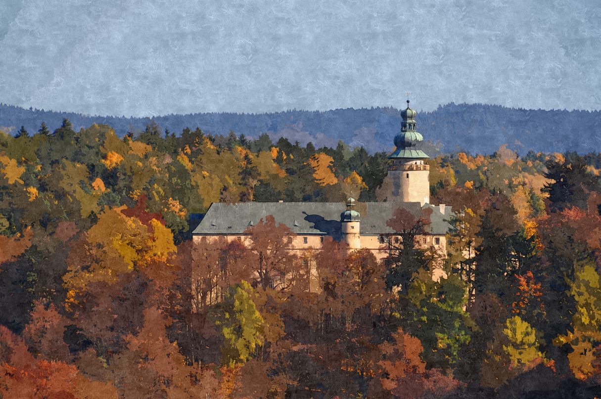 Schloss Lemberk Foto & Bild bearbeitungs techniken, digitale