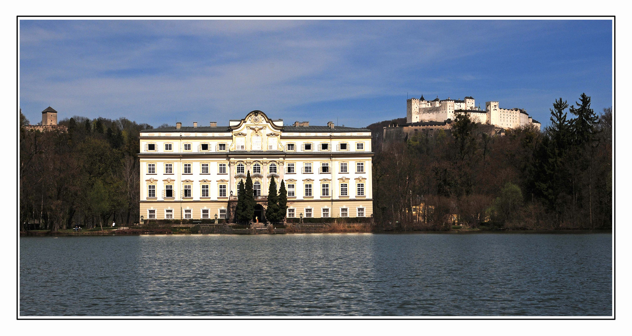 Schloss Leopoldskron mit Burg Hohensalzburg