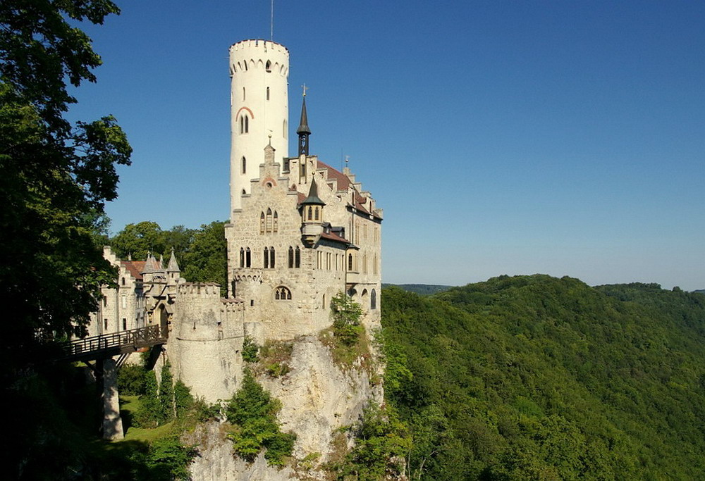 Schloss Lichtenstein Foto & Bild | landschaft, wald, natur Bilder auf ...