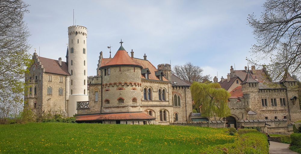 Schloss Lichtenstein andere Perspektive Foto & Bild schloss, architektur, schwäbische alb