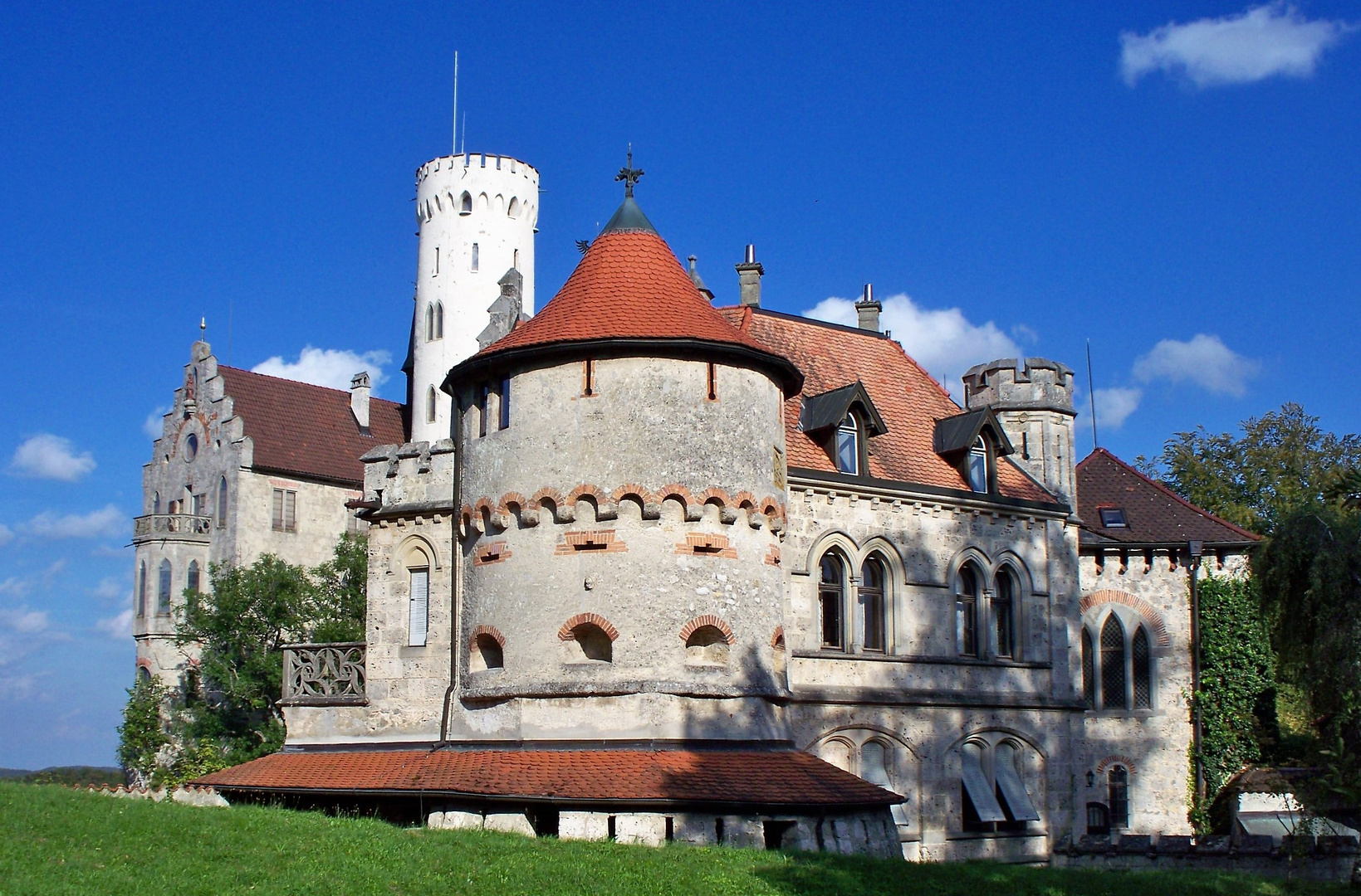 Schloss Lichtenstein- hintere Ansicht