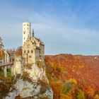 Schloß Lichtenstein im Herbst