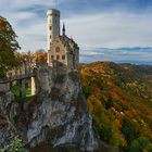 Schloss Lichtenstein im herbstlichen Gewand