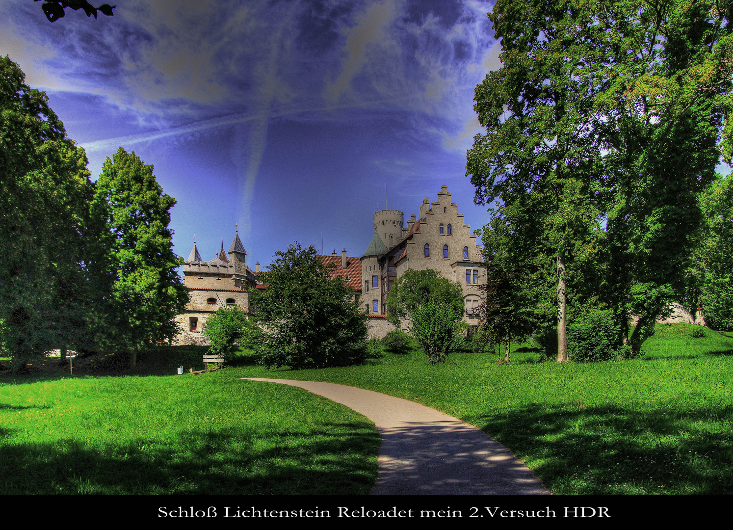 Schloß Lichtenstein Reloadet 2. Versuch in HDR