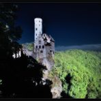 Schloss Lichtenstein um Mitternacht