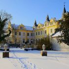 Schloss Liebenberg im Schnee