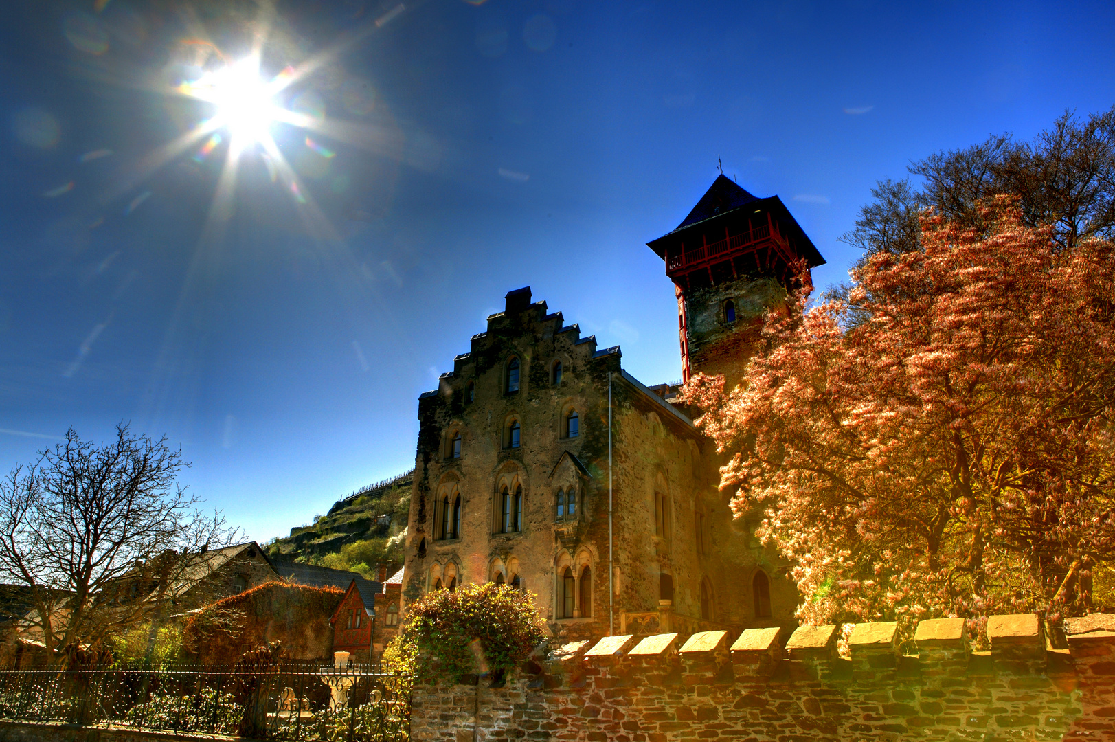 Schloss Liebieg im Frühling