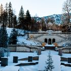 Schloß Linderhof im Winterschlaf