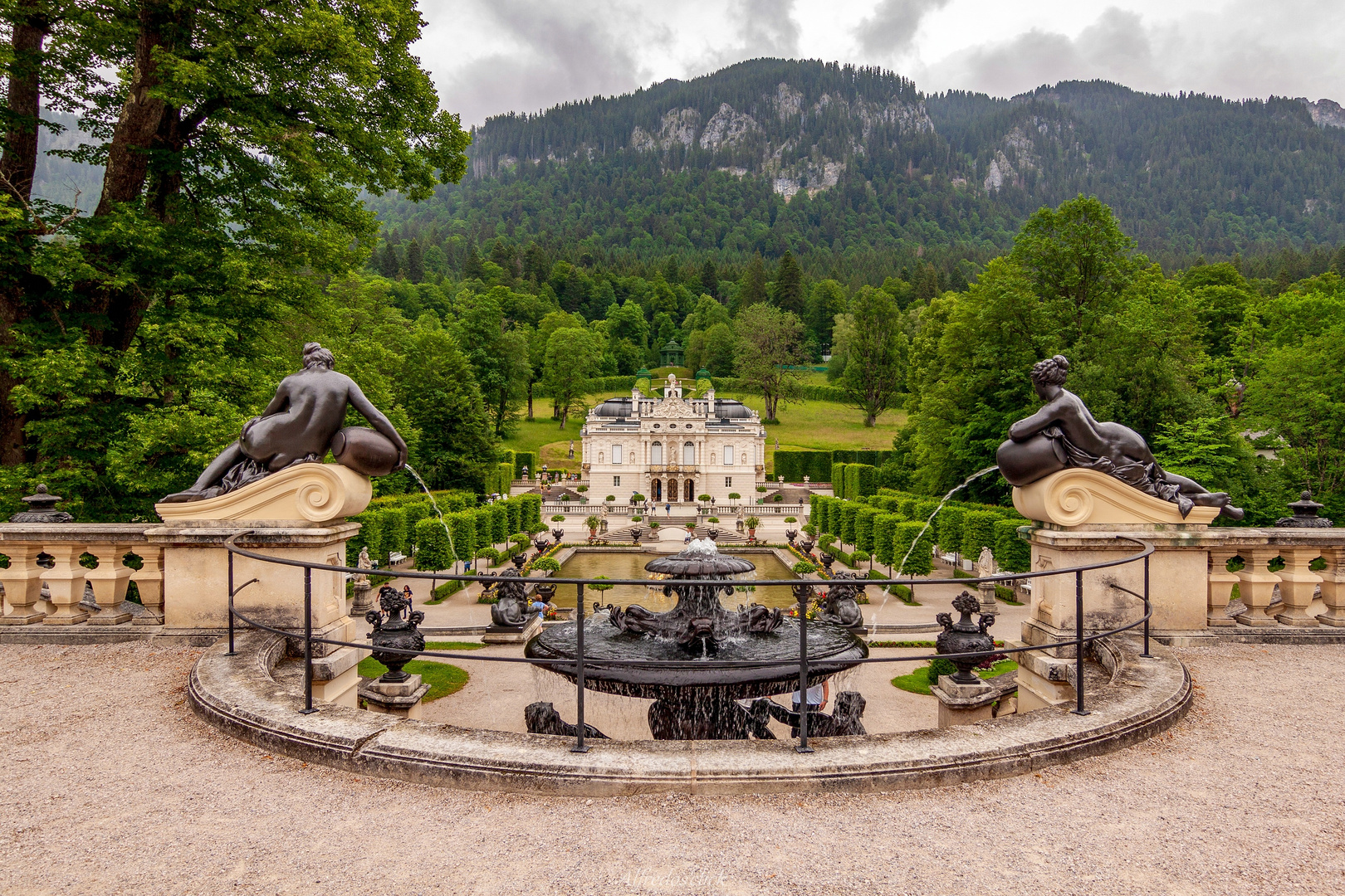 Schloss Linderhof -Terrassengärten