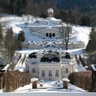 SCHLOSS LINDERHOF TIEF VERSCHNEIT 1