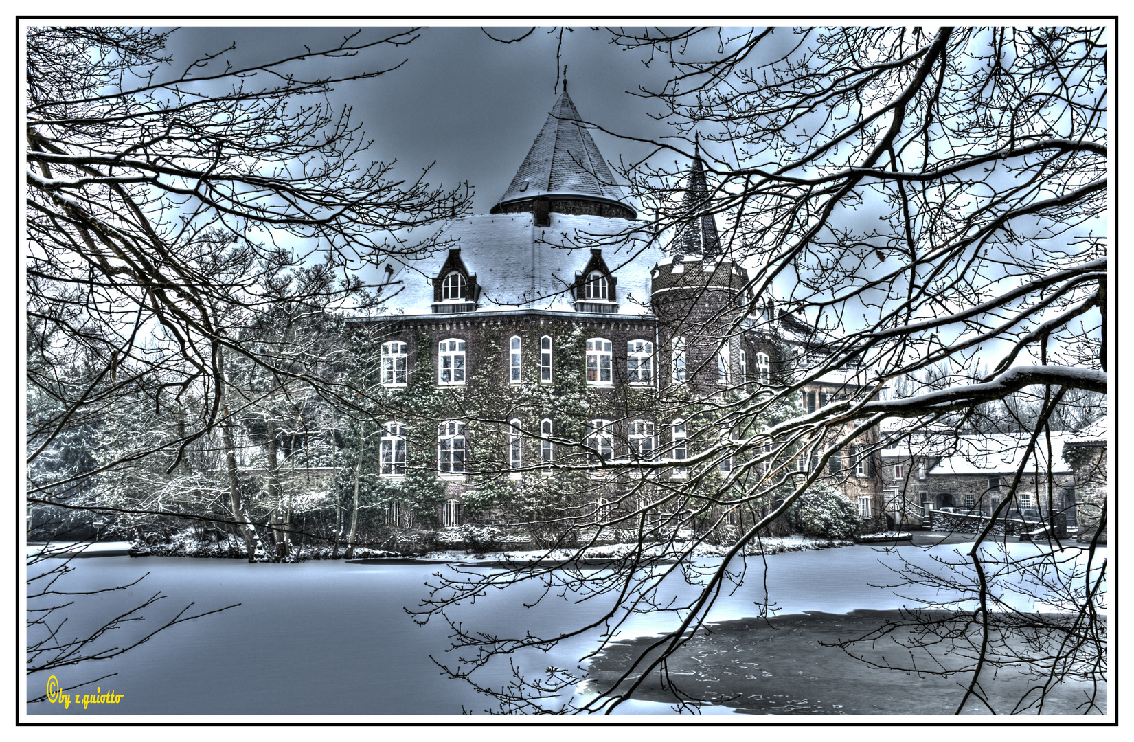 Schloß Linnep -Winter-