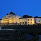 Schloss Ludwigsburg Nordseite zur blauen Stunde