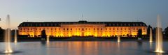 Schloss Ludwigsburg Südseite zur blauen Stunde