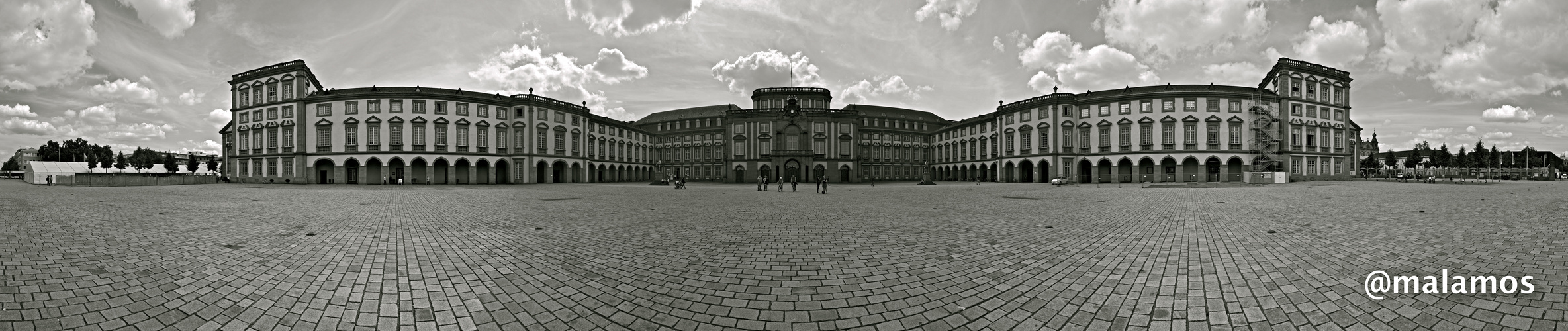 Schloss Mannheim Pano...