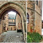 Schloss - Marburg     - Schiebefoto -