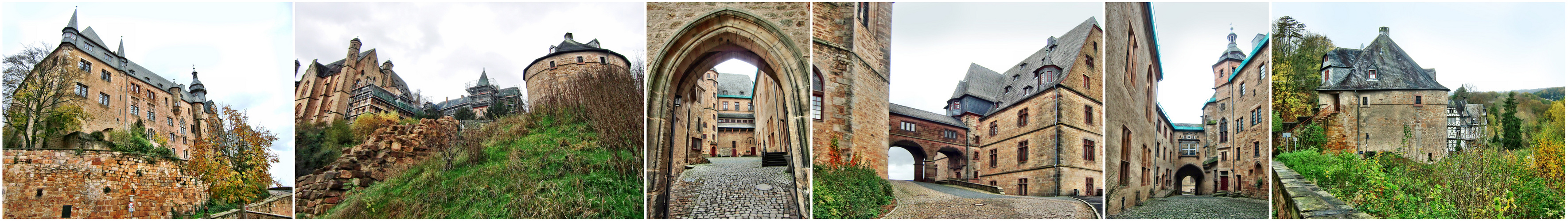 Schloss - Marburg     - Schiebefoto -