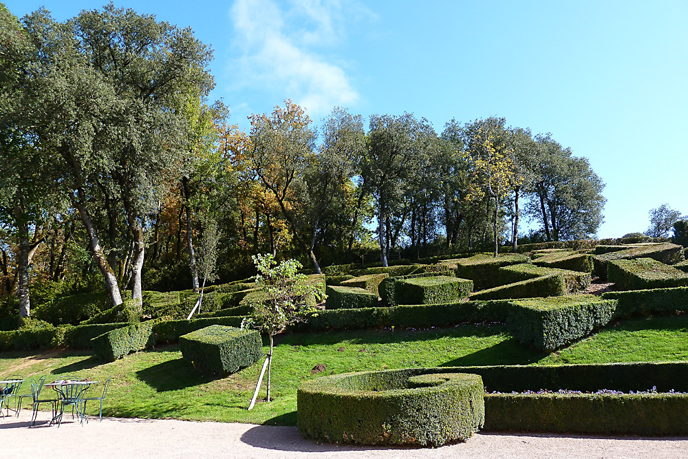 Schloss Marquessac - Gartenanlage