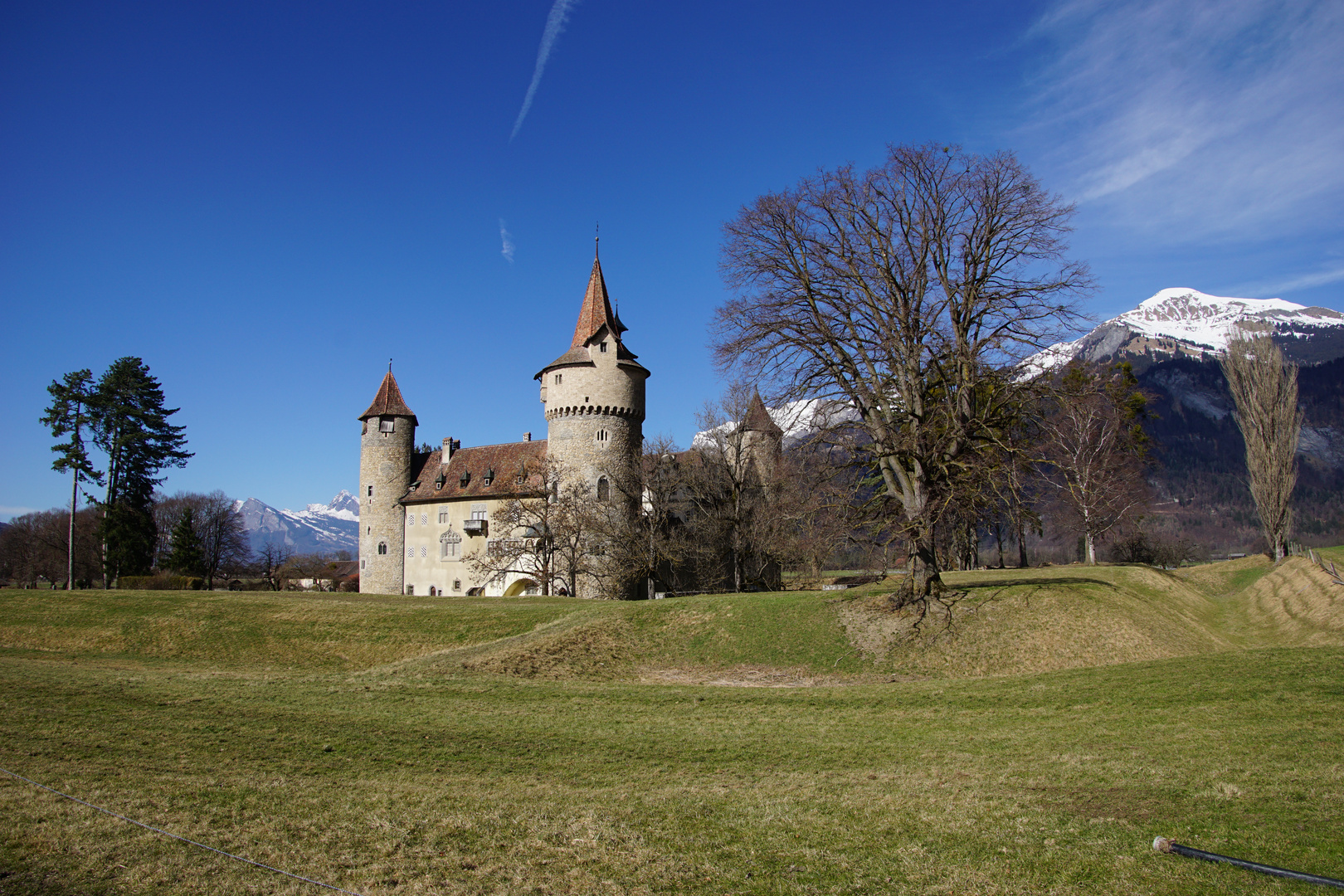 Schloss Marschlins bei Landquart Februar 2017