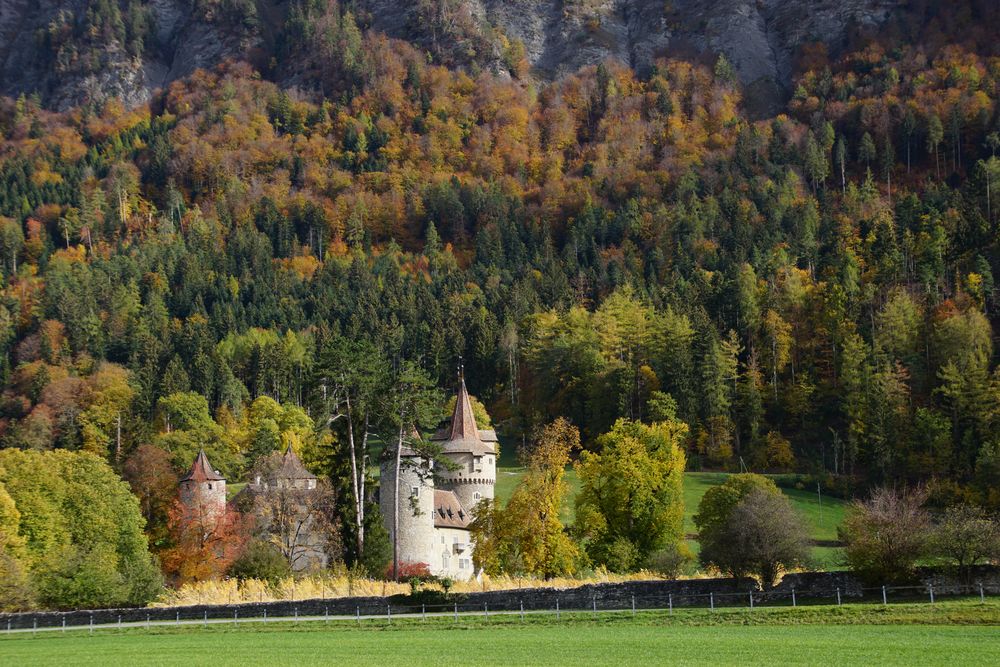 Schloss Marschlins im Farbenmeer