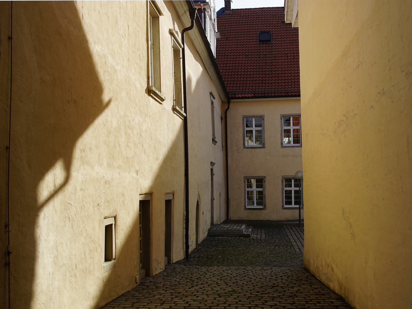 Schloß Martfeld Blick in den Hof