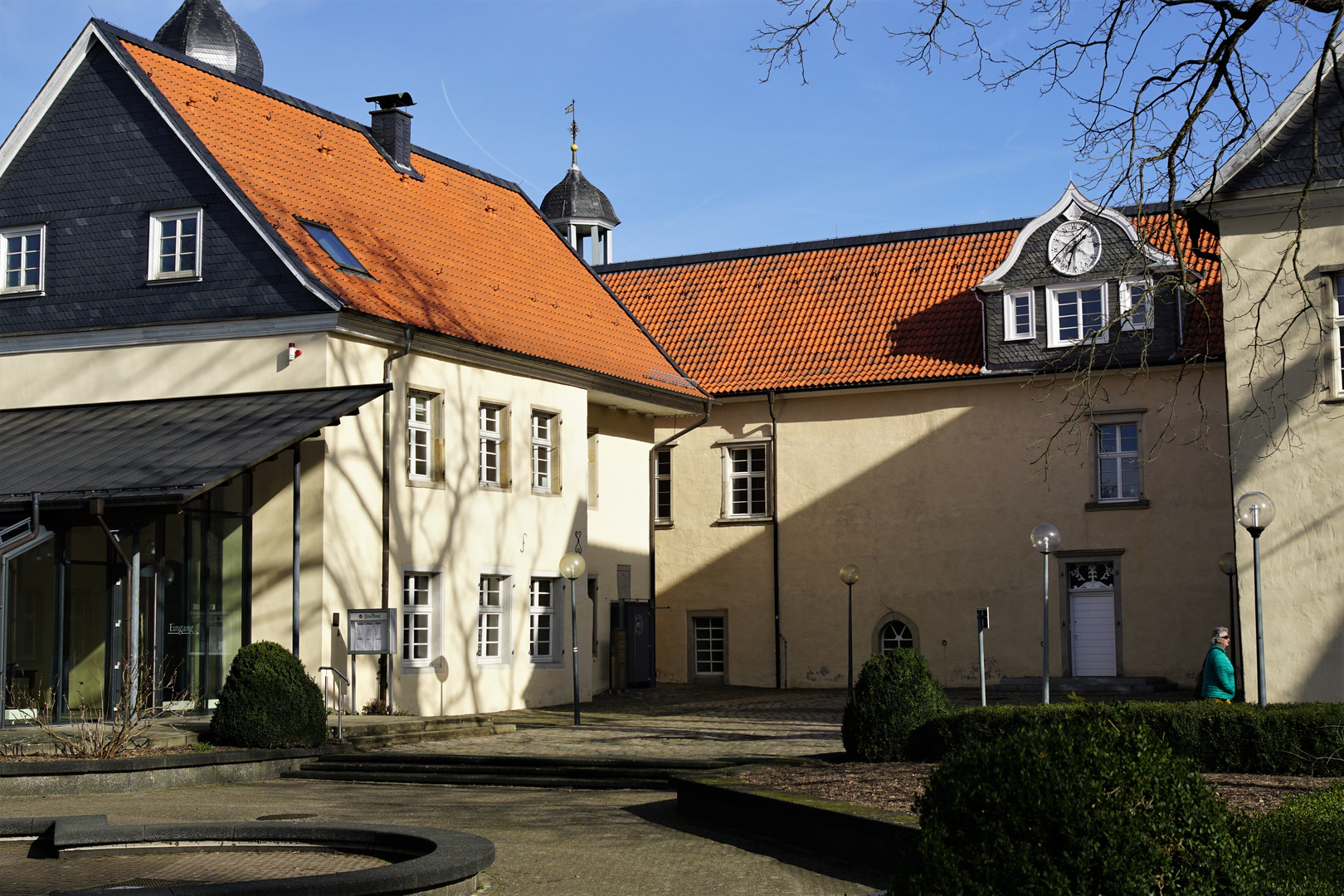 Schloß Martfeld der Hof