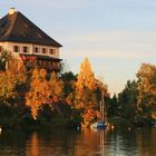 Schloss Mattsee im letzten Licht