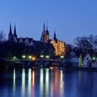 Schloss Merseburg mit Waterloobrücke (Saale Blick)