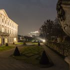 Schloß Mirabell, Mirabellpark und Festung Hohensalzburg bei Nacht