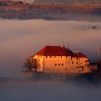 Schloss mit Kran