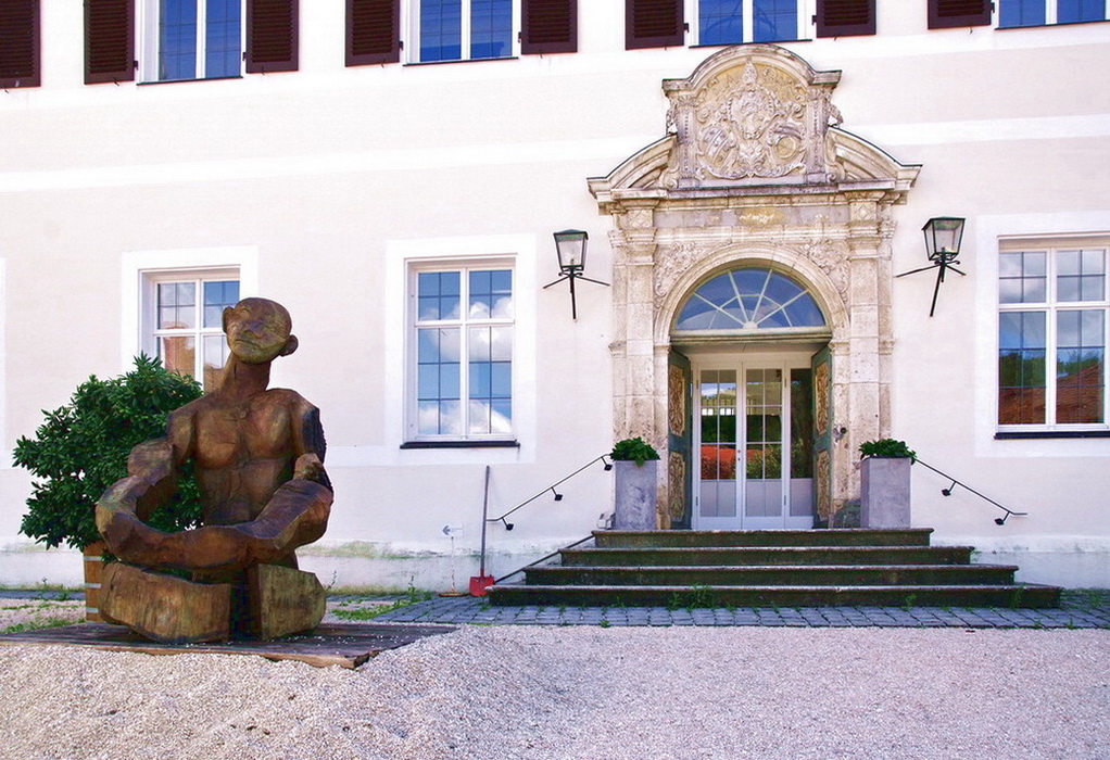 Schloss Mochental, der Eingang