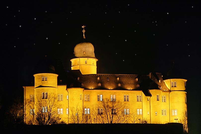 Schloss Montabaur bei Nacht