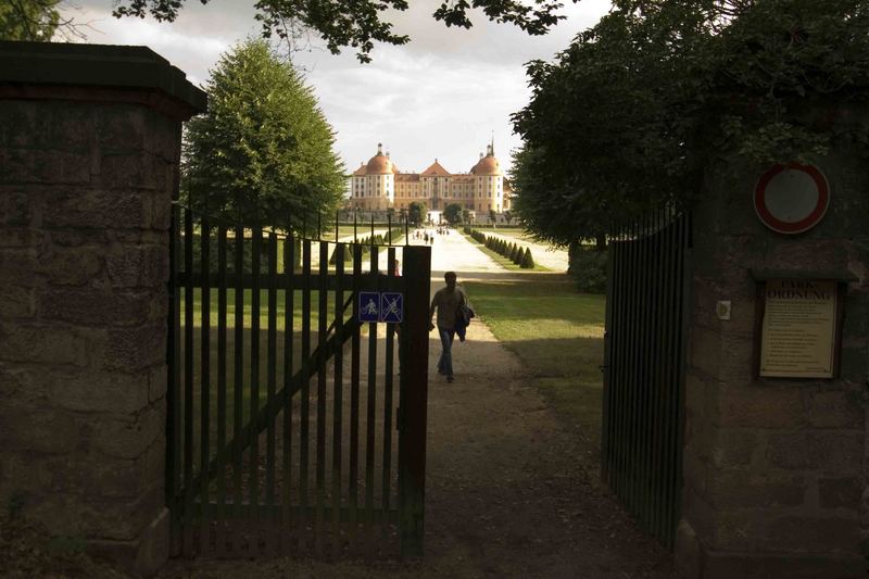 Schloß Moritzburg - Gartentor