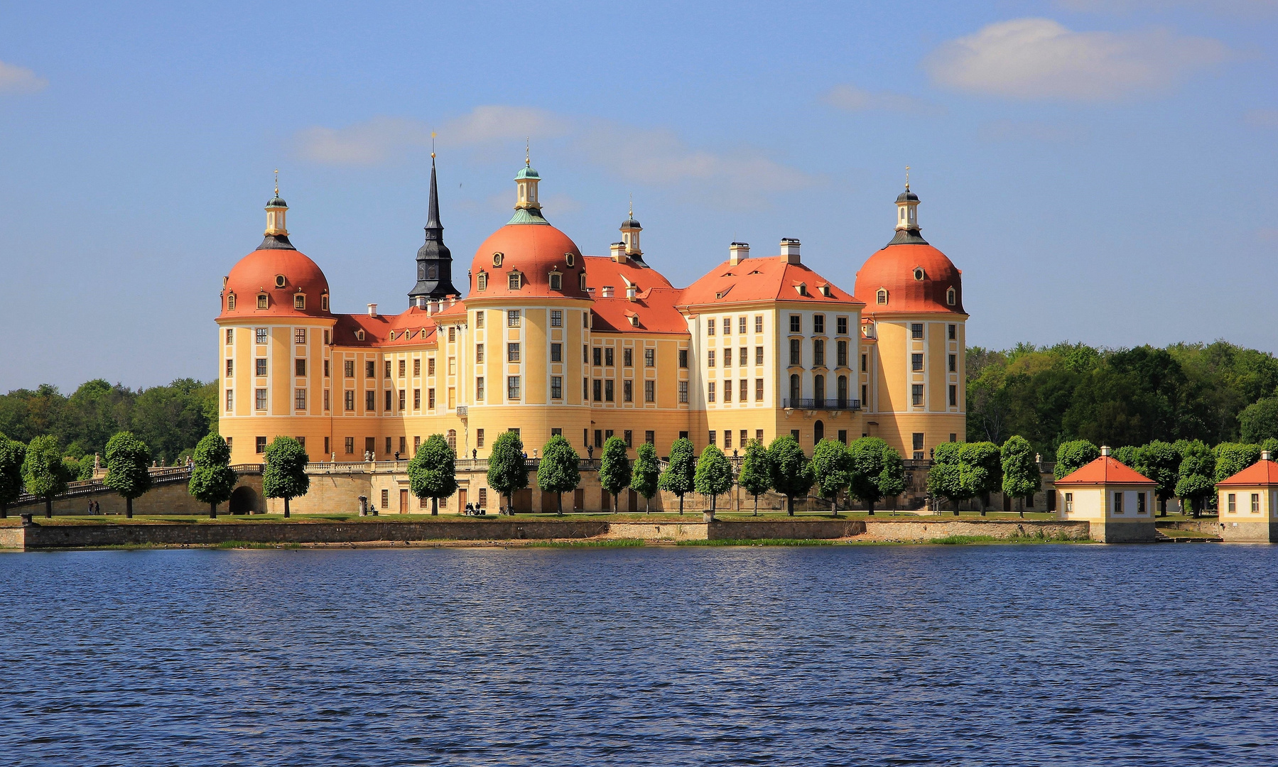 Schloss Moritzburg im Frühjahr'20