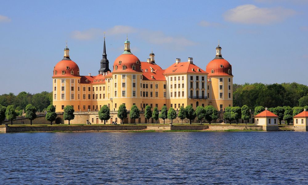 Schloss Moritzburg im Frühjahr'20 Foto & Bild world, architektur