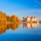 Schloss Moritzburg im Herbst, Deutschland