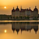 Schloss Moritzburg im Saharastaub