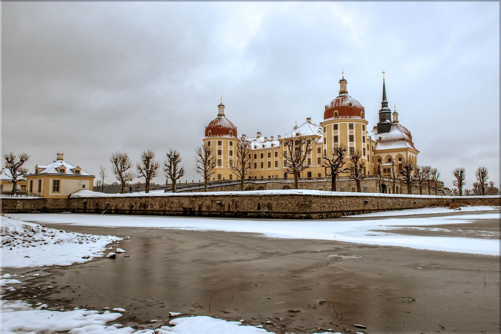 Schloss Moritzburg im Winter