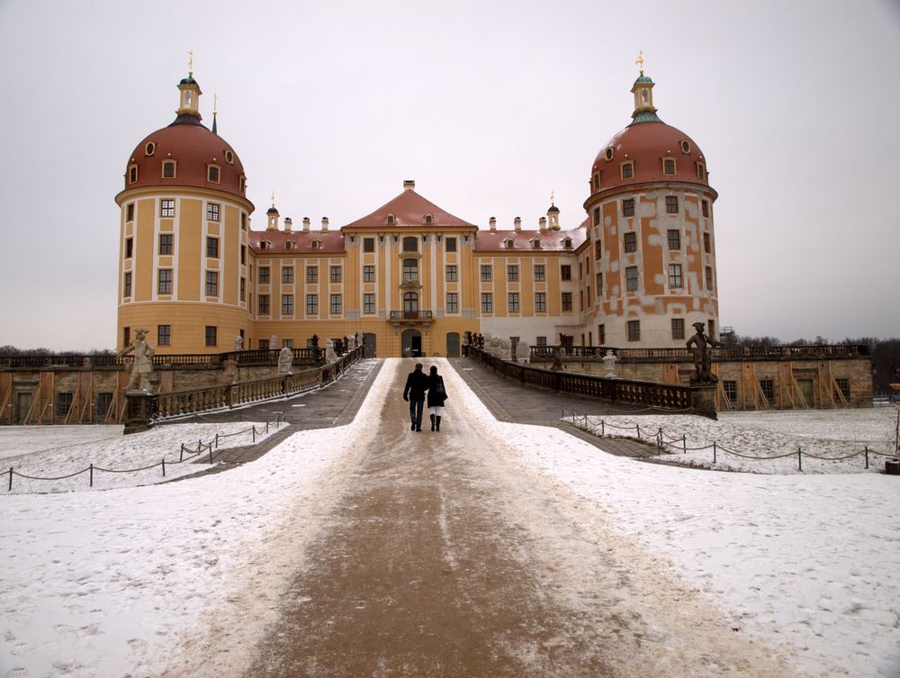 Schloss Moritzburg im Winter von MStockmann 