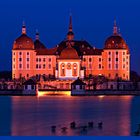 Schloss Moritzburg in blau