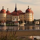 Schloss Moritzburg in der Oktobersonne