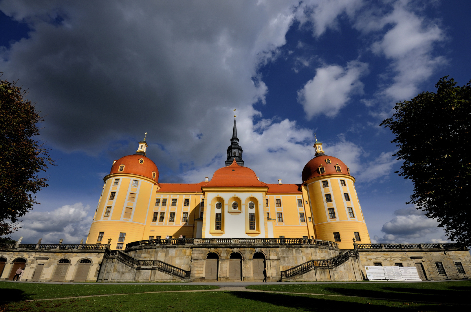 Schloss Moritzburg - Rückseite