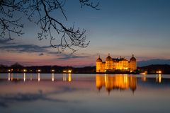 Schloss Moritzburg zur blauen Stunde