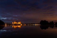 Schloss Moritzburg zur blauen Stunde