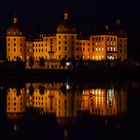 Schloss Mortzburg bei Nacht